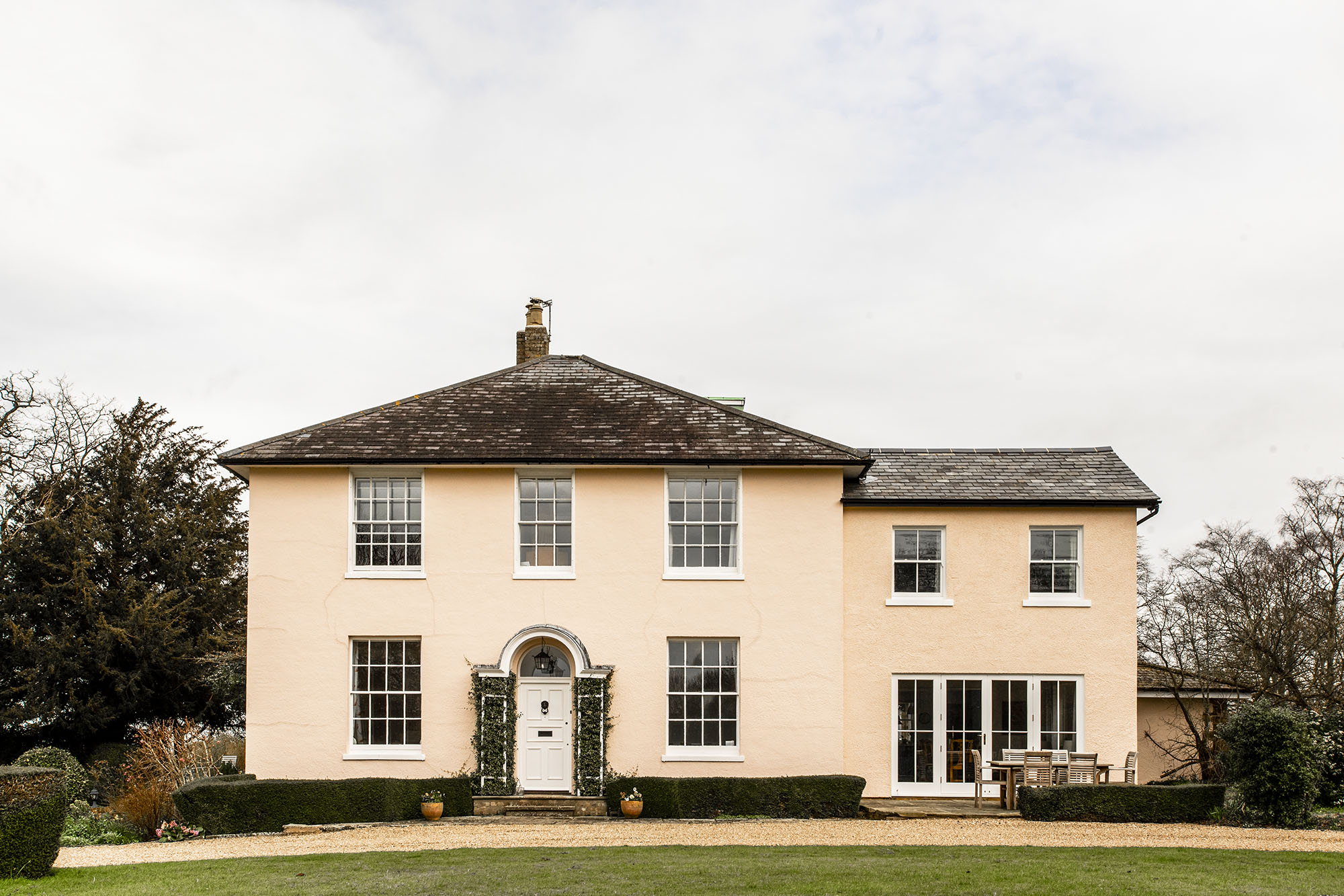 Grade II listed Georgian Rectory - two storey extension